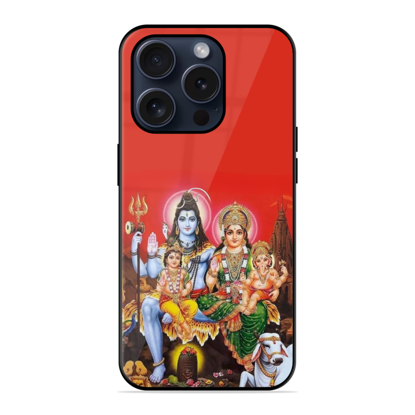 Lord Shiva Family Hybrid Glossy Case