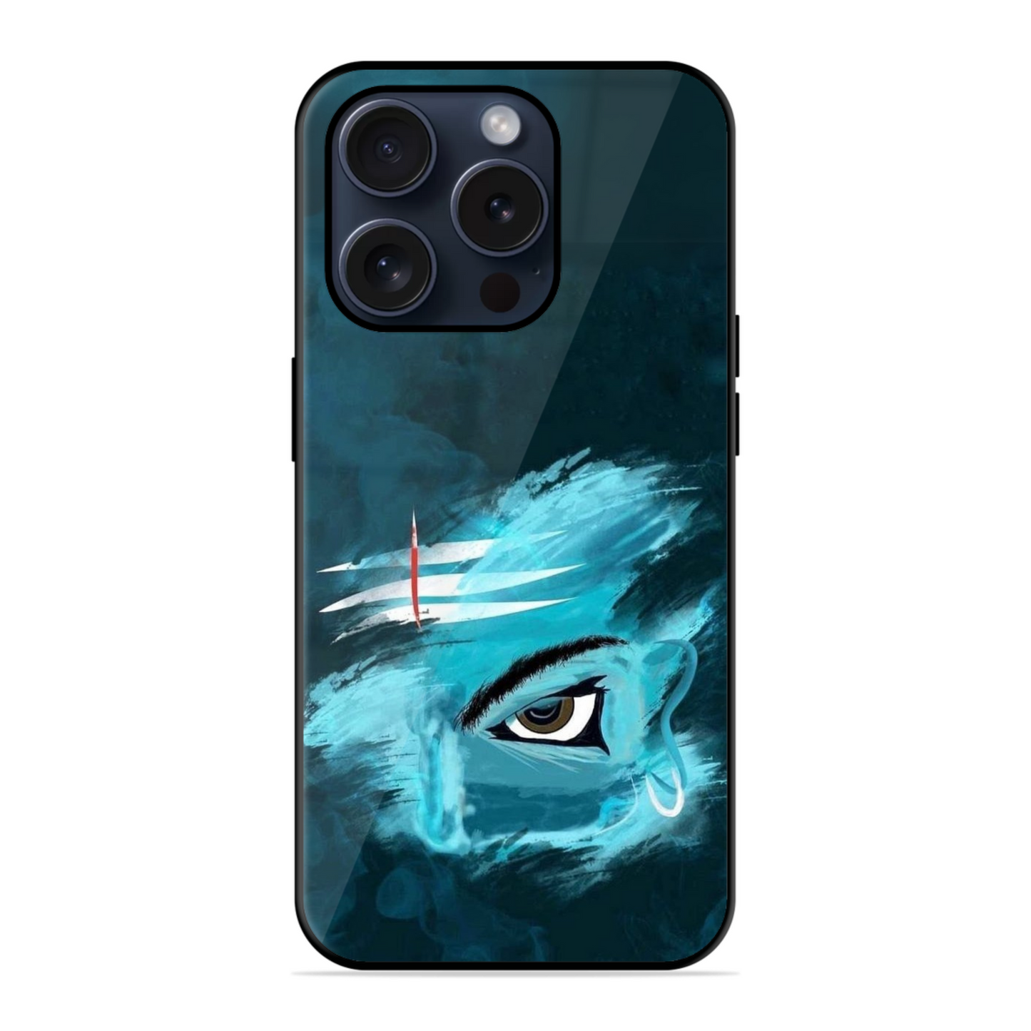 Lord Shiva Powerful Eyes Hybrid Glossy Case