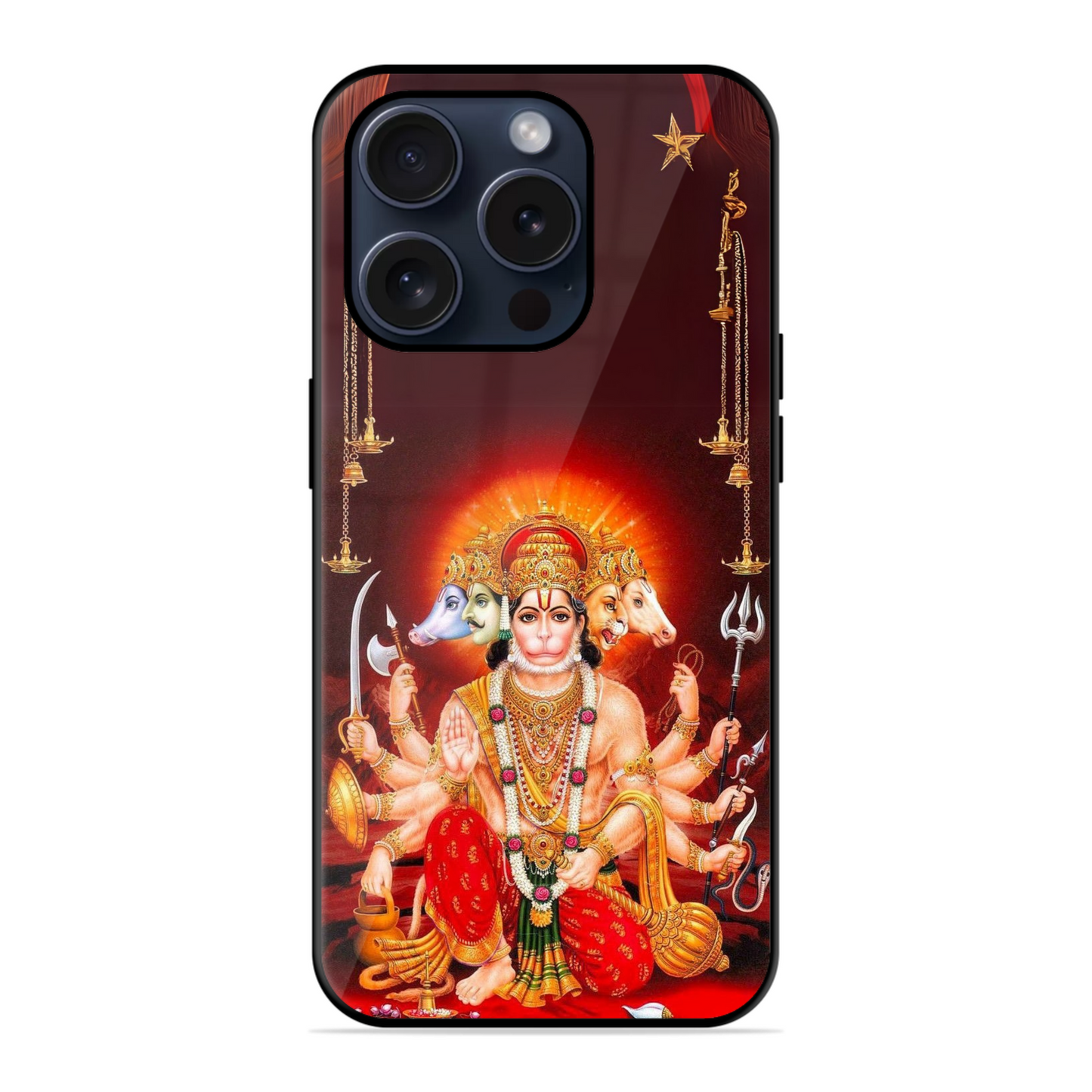 Lord Hanuman Hybrid Glossy Case