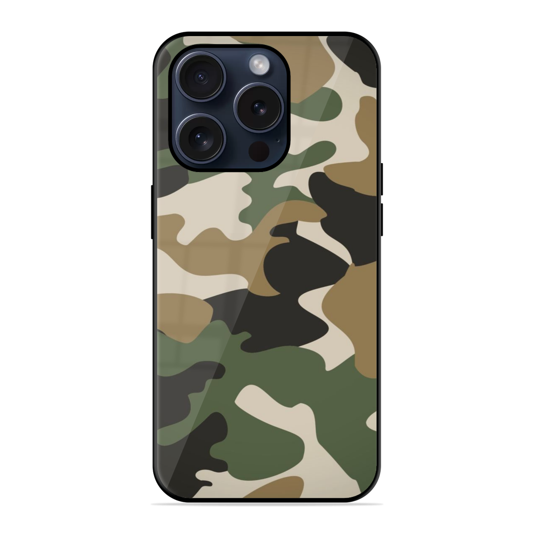 Army Colour Trendy Hybrid Glossy Case