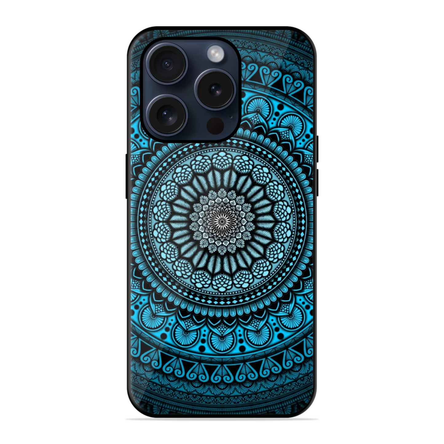 Blue Mandala Art Trendy Hybrid Glossy Case