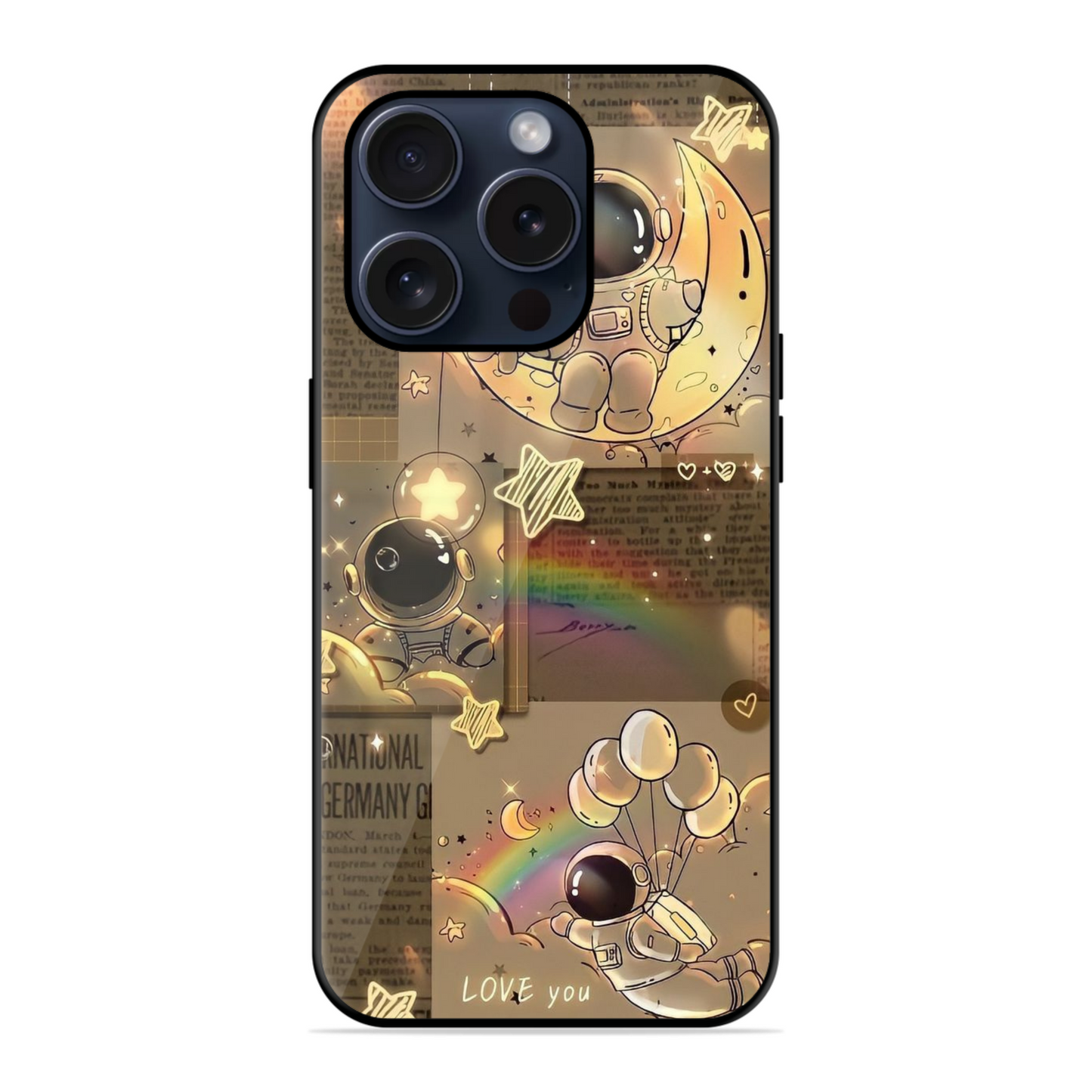Astronaut Trendy Hybrid Glossy Case
