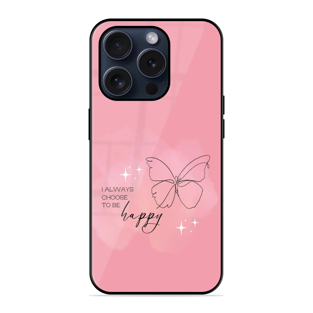 Happy Butterfly Trendy Hybrid Glossy Case