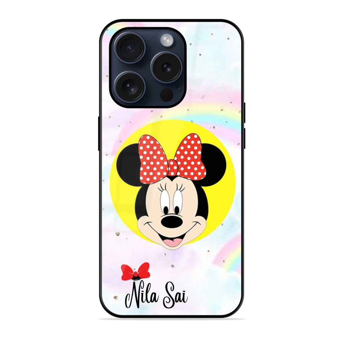 Minnie Mouse Glossy Name Case