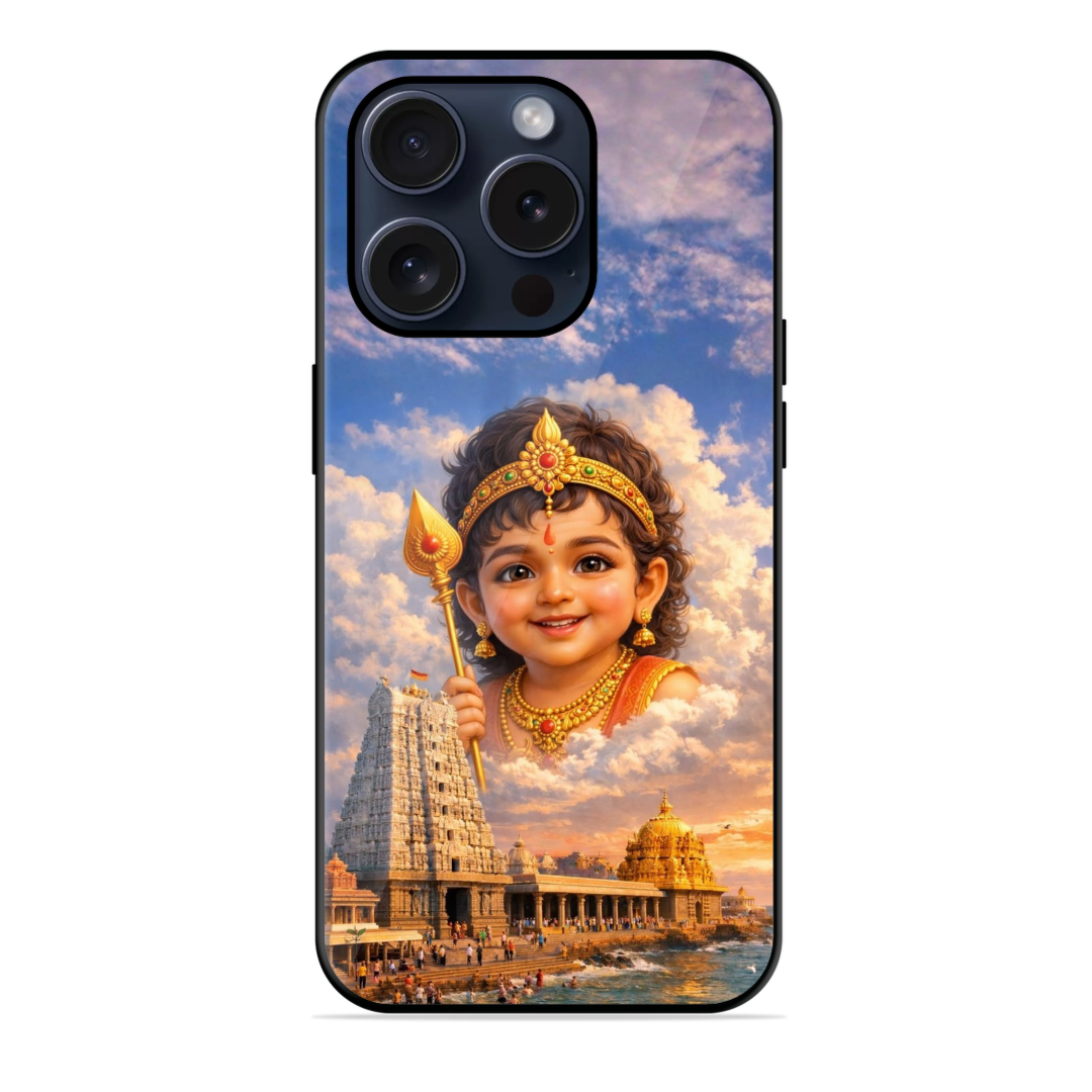 Thiruchendhur Temple Murugan Hybrid Glossy Case