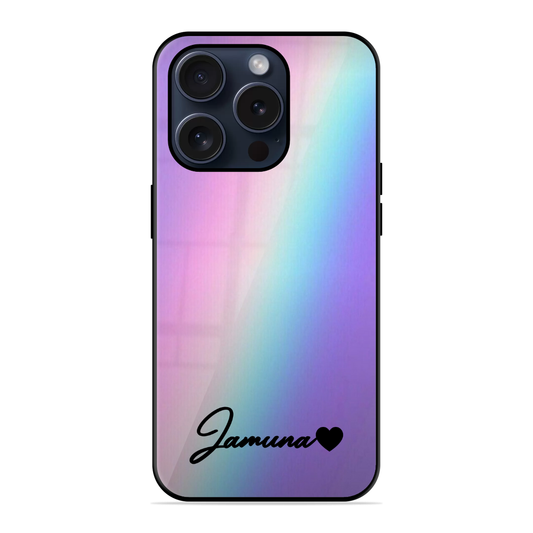 Multicolor Glossy Name Case