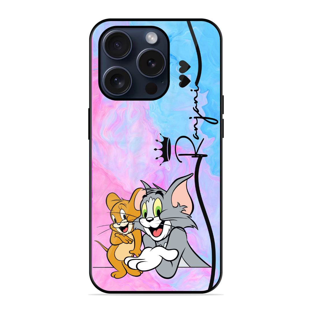 Trendy Tom and Jerry Glossy Name Case