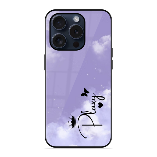 Purple Sky Glossy Name Case