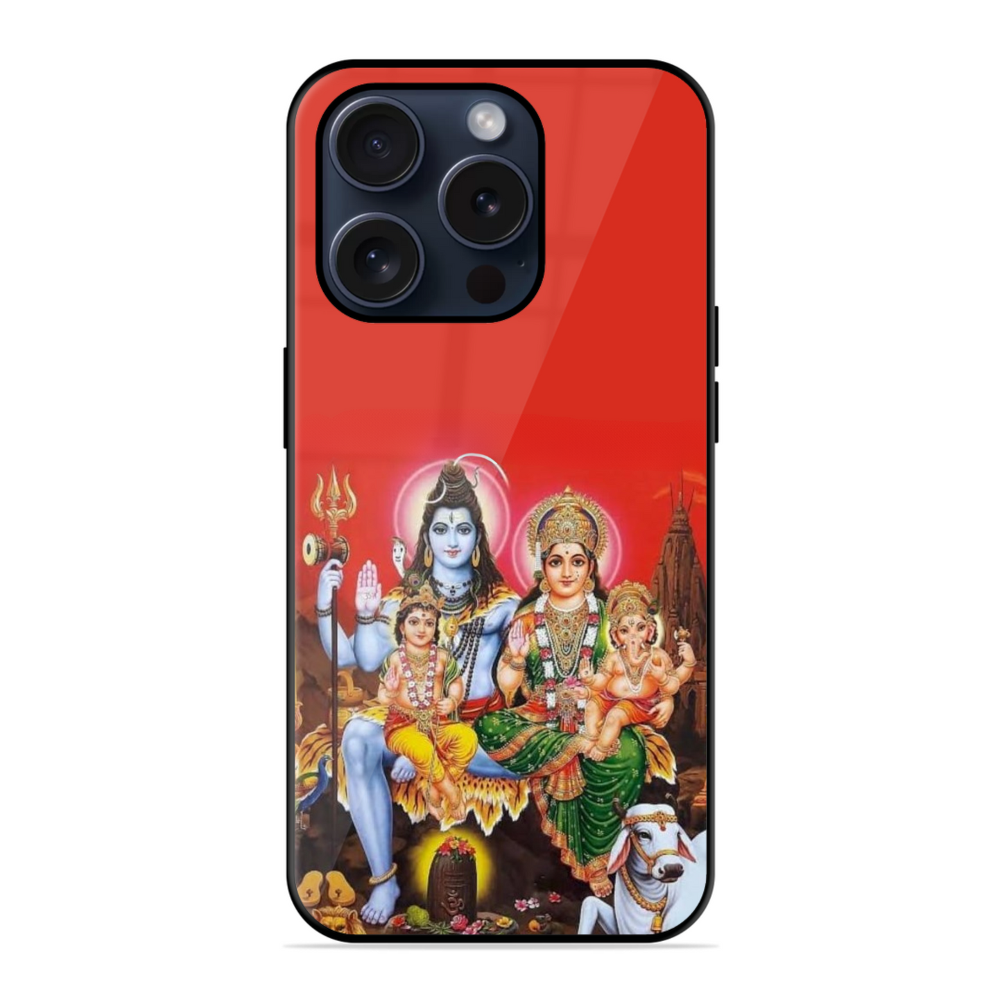 Lord Shiva Family Glossy Case