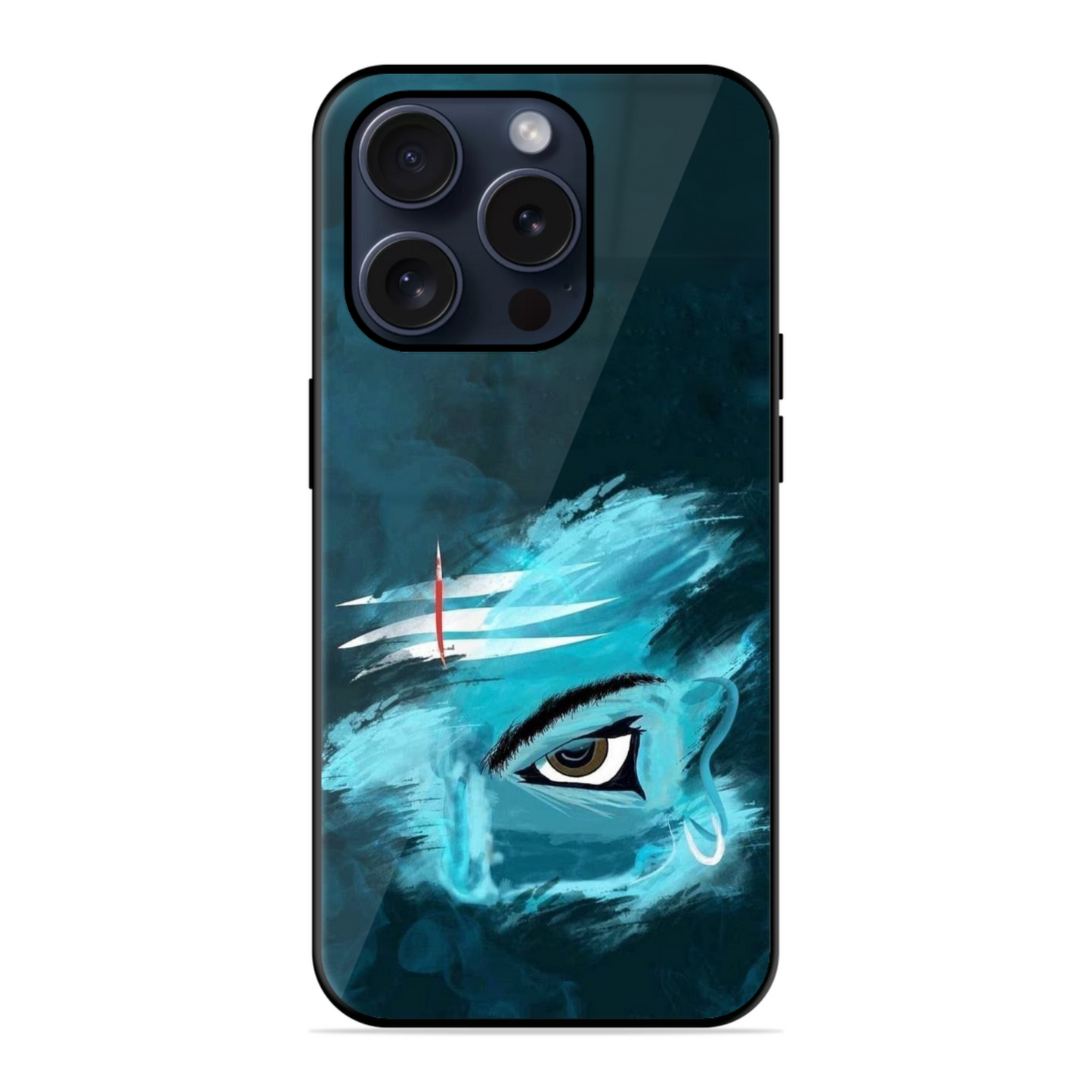 Lord Shiva Powerful Eyes Glossy Case