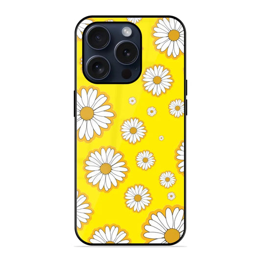 Yellow Floral Glossy Case Jesty India