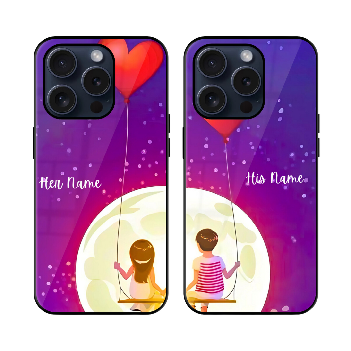 Made for Each Other Couple Glossy Case