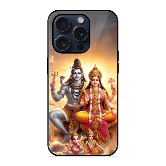 New Lord Shiva Family Trendy Hybrid Glossy Case