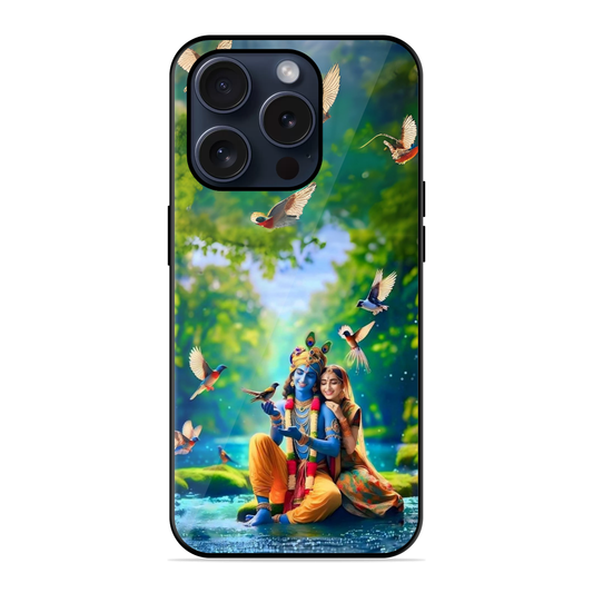 New Cute Radha Krishna Hybrid Glossy Case