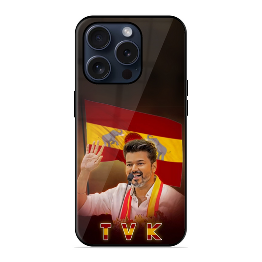 Trending TVK Vijay Hybrid Glossy Case