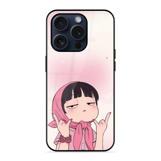 Cute Little Girl Trendy Hybrid Glossy Case