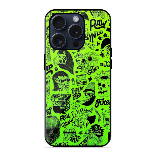 Green Boys Trendy Hybrid Glossy Case