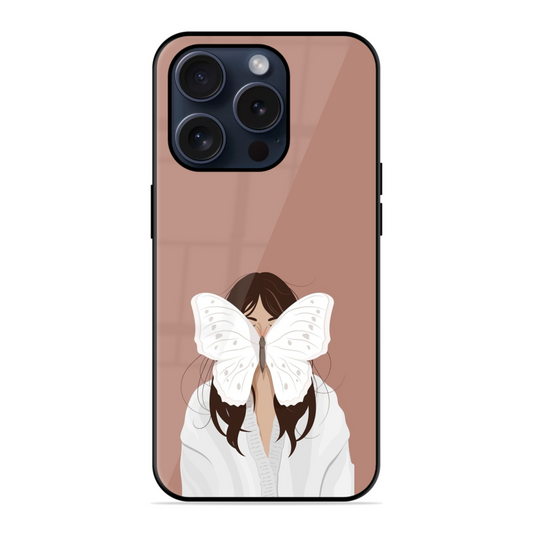 Butterfly Girl Trendy Hybrid Glossy Case
