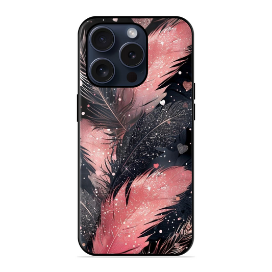 Feathers Trendy Hybrid Glossy Case