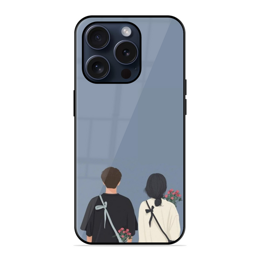 Cute Couple Trendy Hybrid Glossy Case