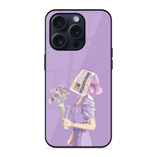 Flower Cute Girl Trendy Hybrid Glossy Case