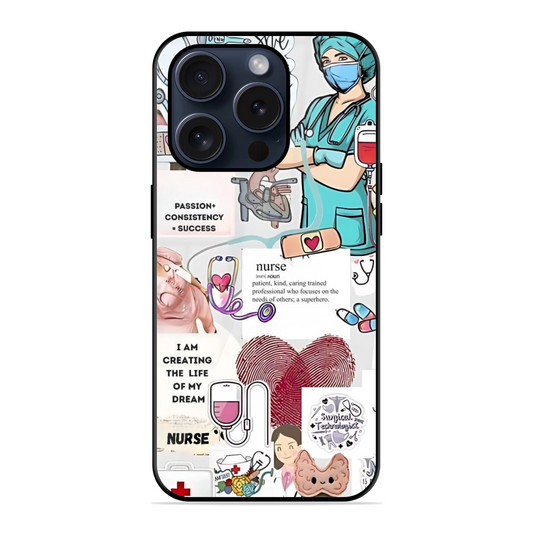 Nurse Trendy Hybrid Glossy Case