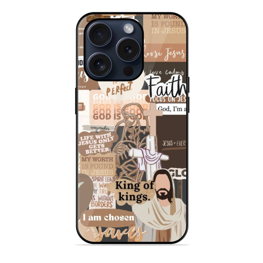Jesus Aesthetic Hybrid Glossy Case