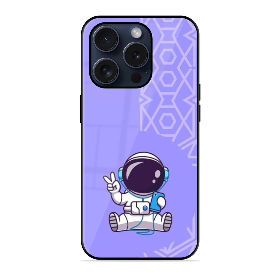 Space Theme Trendy Hybrid Glossy Case