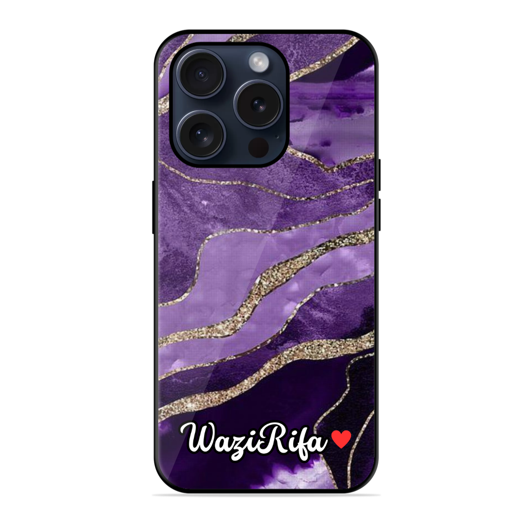 Voilet Glossy Name Case