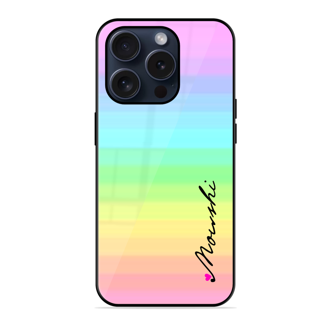 Rainbow  Glossy Name Case