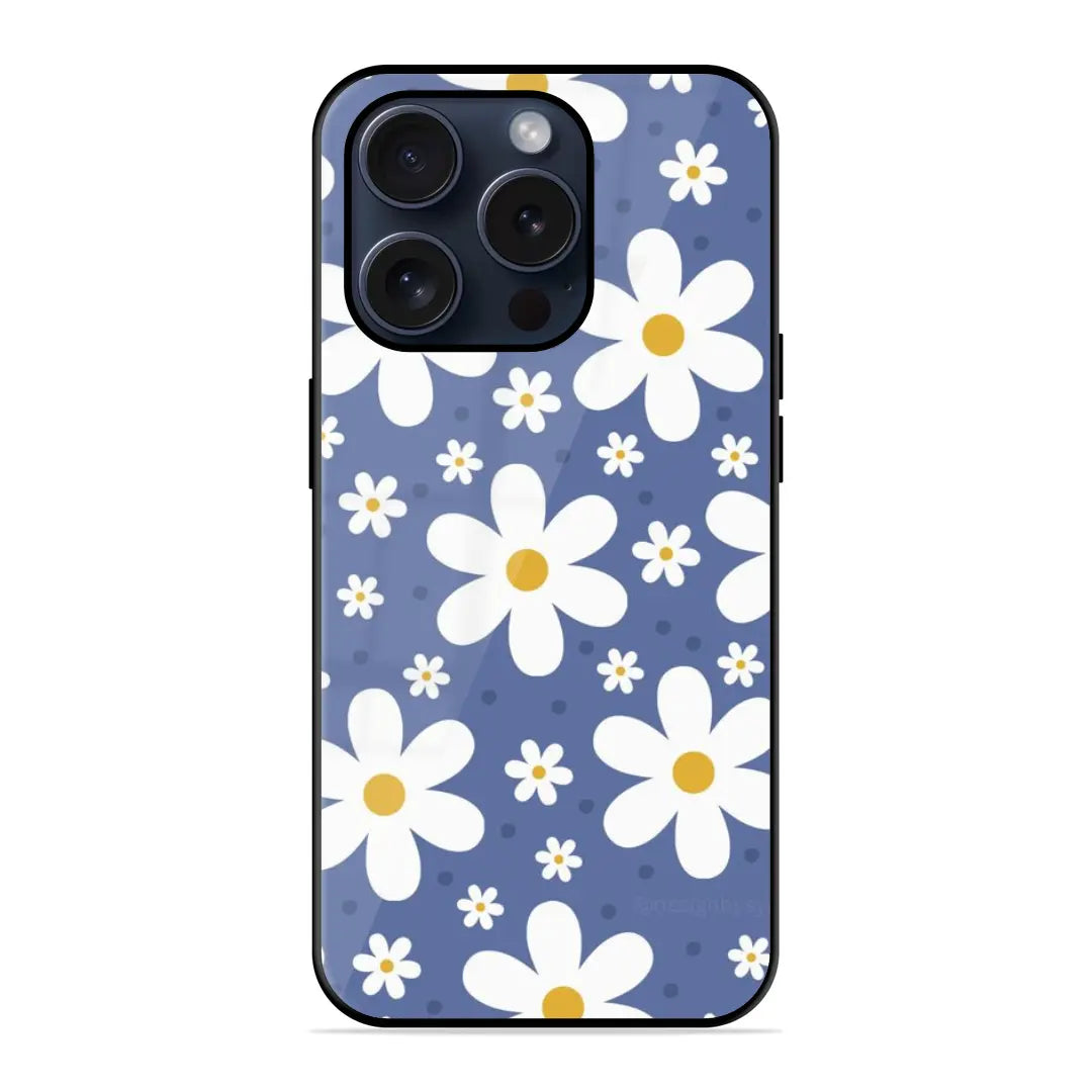 Bluish Floral Glossy Case Jesty India